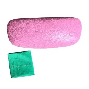EMILIO PUCCI Sunglass Case & Cleaning Cloth - NWOT